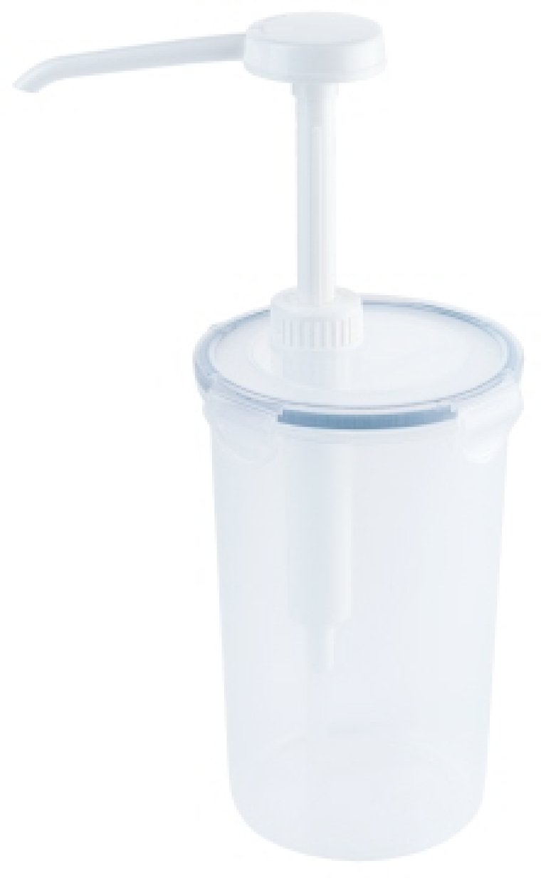 Dispenser, rund mit 30 ml Pumpe Kunststoff