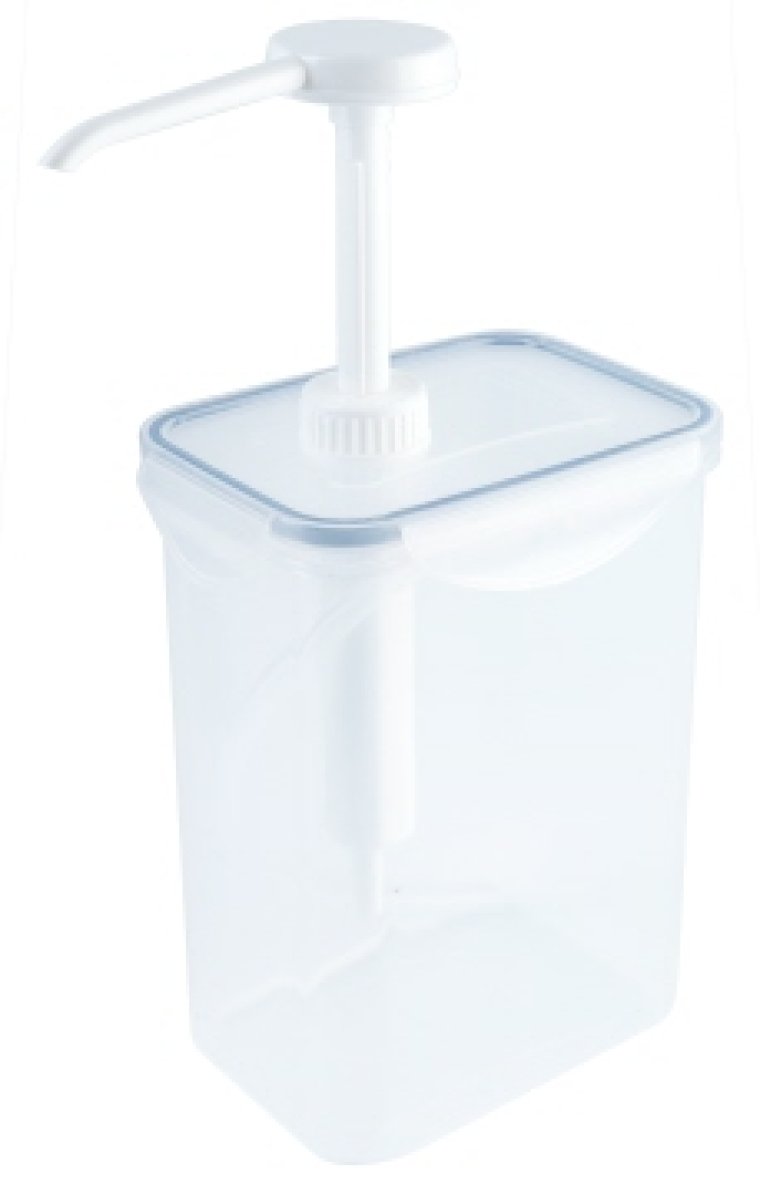 Dispenser, eckig mit 30 ml Pumpe Kunststoff