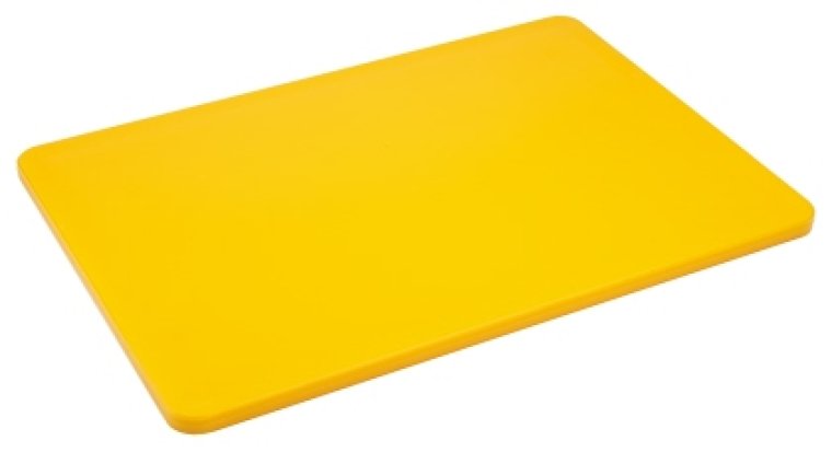 Schneidbrett HACCP 34,5 cm / gelb Kunststoff