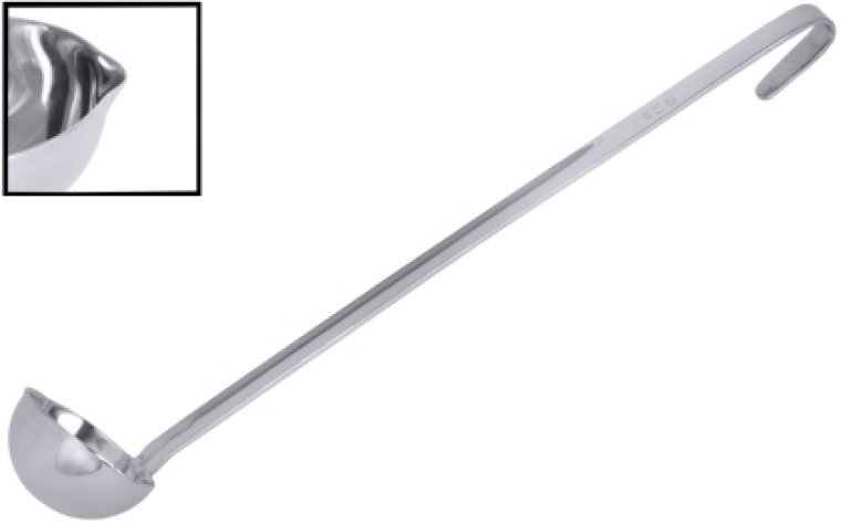 Servierkelle, fugenlos 0,125 l Edelstahl