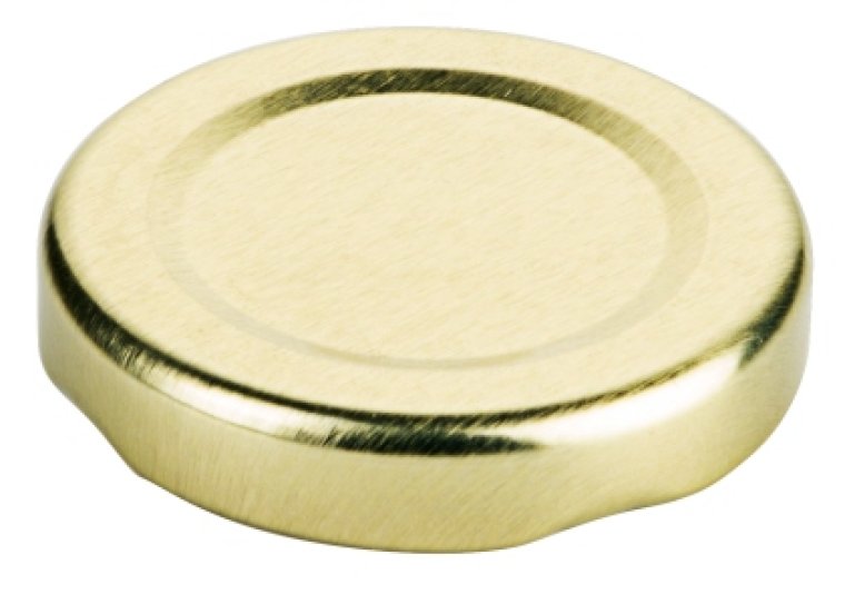 Marmeladenglas, goldfarben