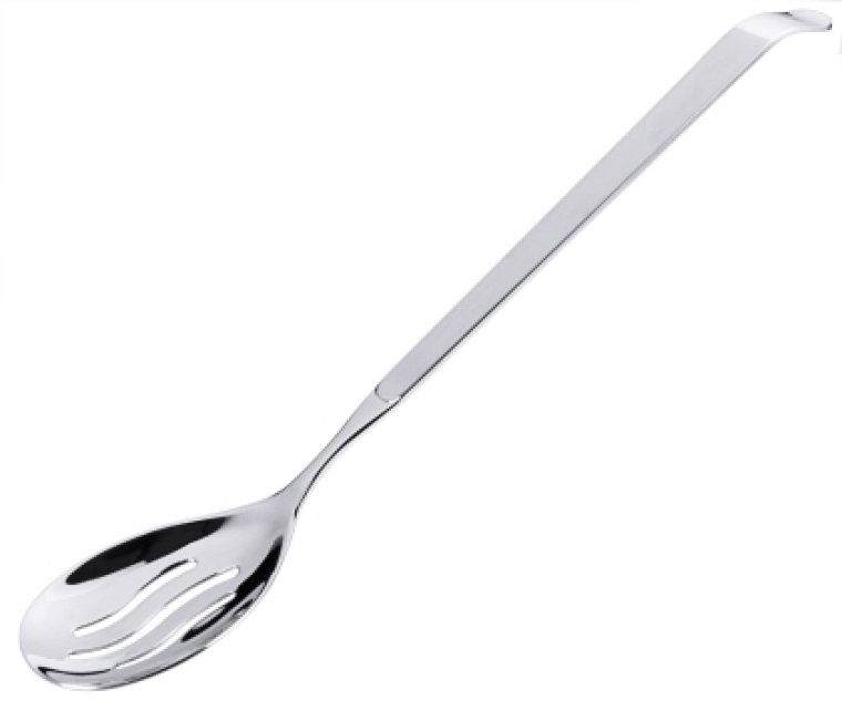 Chafing Dish-Löffel, längs perforiert 37 cm