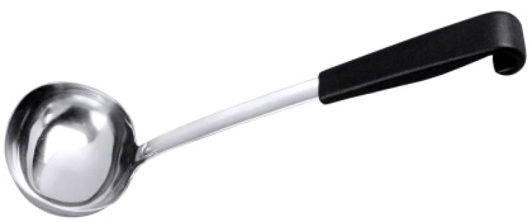 Suppenschöpfer, rund 34 cm / 0,2 l Edelstahl