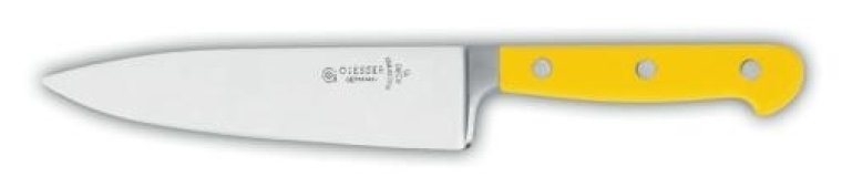 Kochmesser breit Klinge 15cm grüner Griff