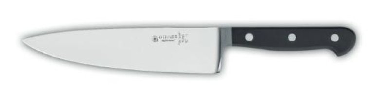 Kochmesser breit Klinge 20cm grüner Griff