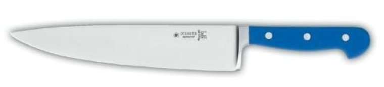Kochmesser breit Klinge 23cm blauer Griff