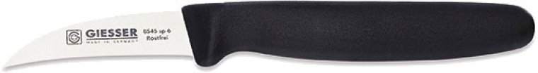 Tourniermesser 6 cm schwarz Edelstahl