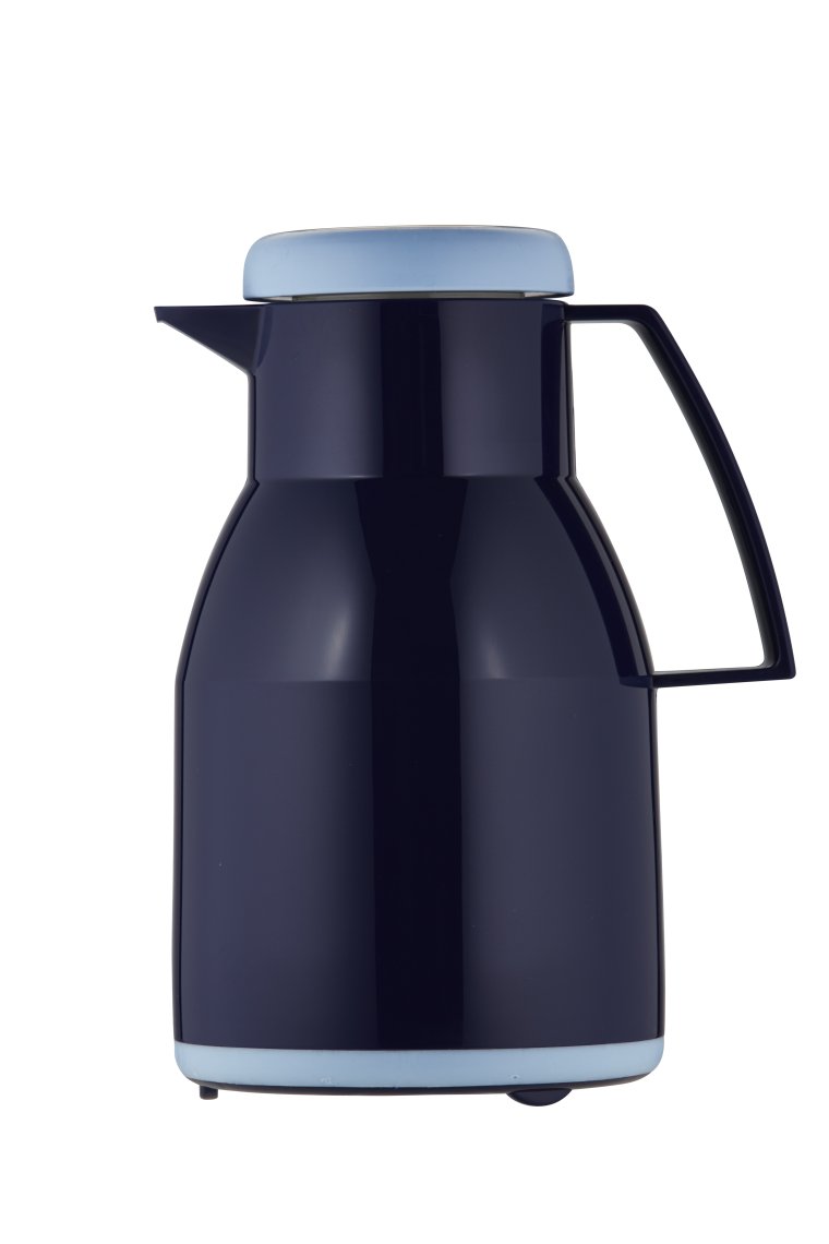 Isolierkanne 1,0 l Wash S+ dunkelblau Kunststoff