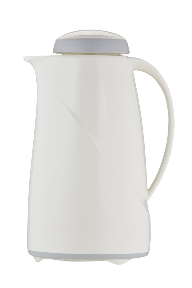 Isolierkanne 1,0 l weiß Wave Kunststoff