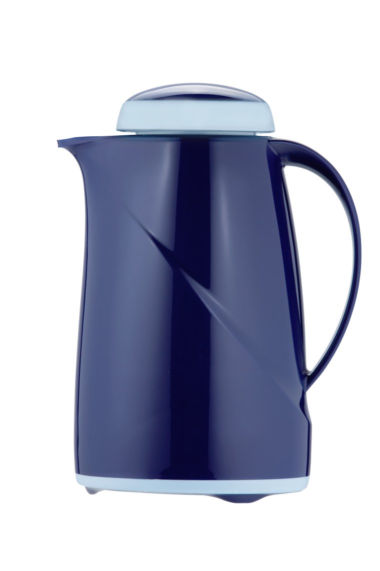 Isolierkanne 0,6 l dunkelblau Wave Mini Kunststoff