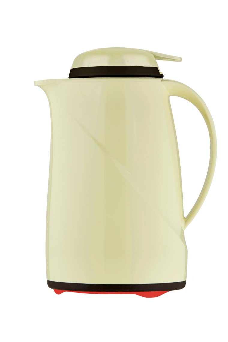 Isolierkanne Wave Push 0,6 l vanille Kunststoff