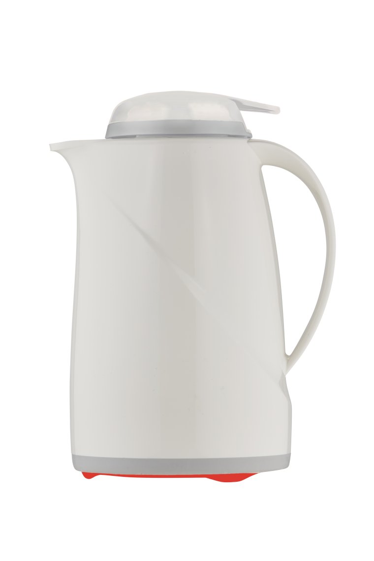 Isolierkanne Wave Push 0,6 l weiß Kunststoff