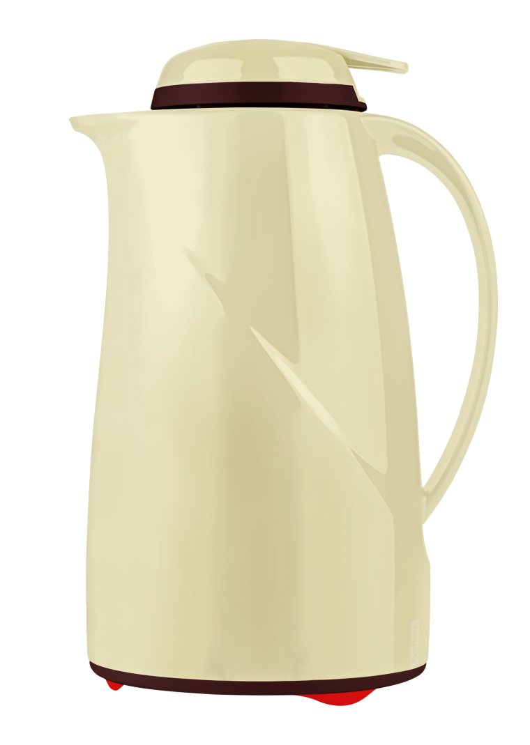 Isolierkanne Wave Push 1,0 l vanille Kunststoff