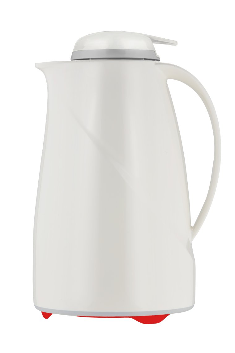 Isolierkanne Wave Push 1,5 l weiß Kunststoff