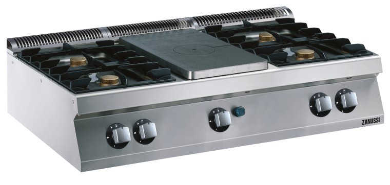 Gas-Glühplattenherd GGH7 / B4FT Serie EVO 700 1200 x mm