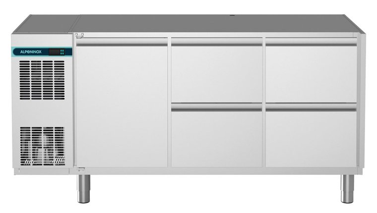 Kühltisch 1 Tür 4 Schubladen 1/2 CLM 650 3-7031