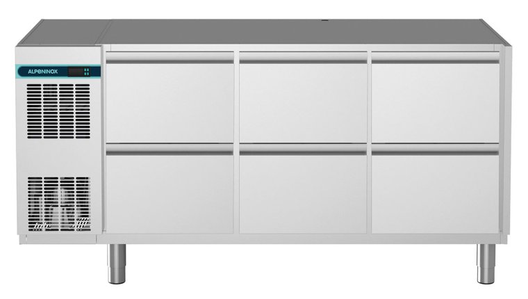 Kühltisch 6 Schubladen 1/2 CLM 650 3-7051