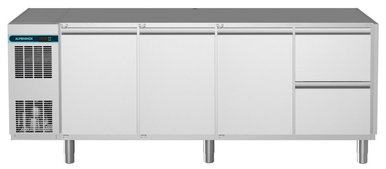 Kühltisch 3 Türen 2 Schubladen 1/2 CLM 650 4-7011