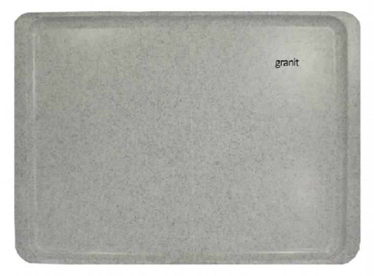 Tablett 46x34,4 cm GL0540 granit Kunststoff