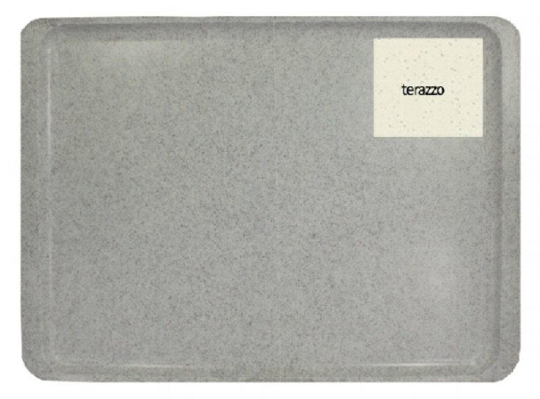Tablett 46x34,4 cm GP0540 terazzo Kunststoff