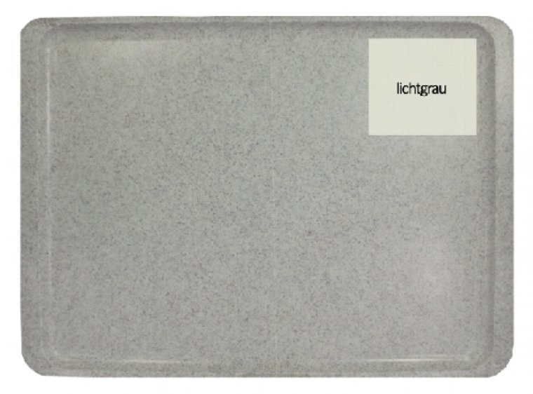 Tablett 46x34,4 cm GP0540 lichtgrau Kunststoff
