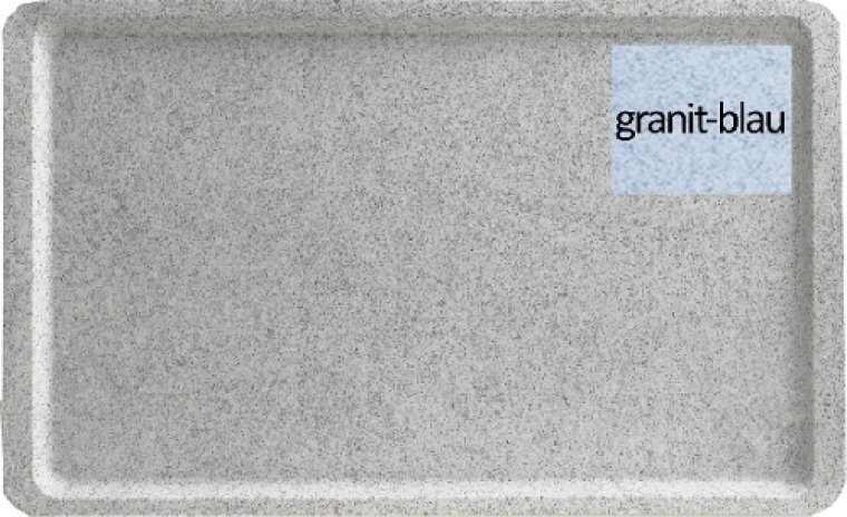 Tablett 53X32cm GN GP4002 granit-blau Kunststoff