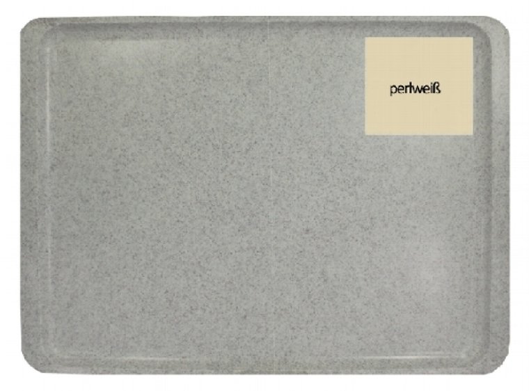 Tablett 46x34,4 cm GP0540 perlweiß Kunststoff