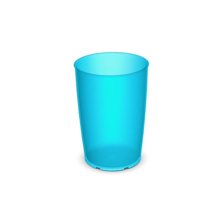 805 Trinkbecher 0,25 l türkis-transparent