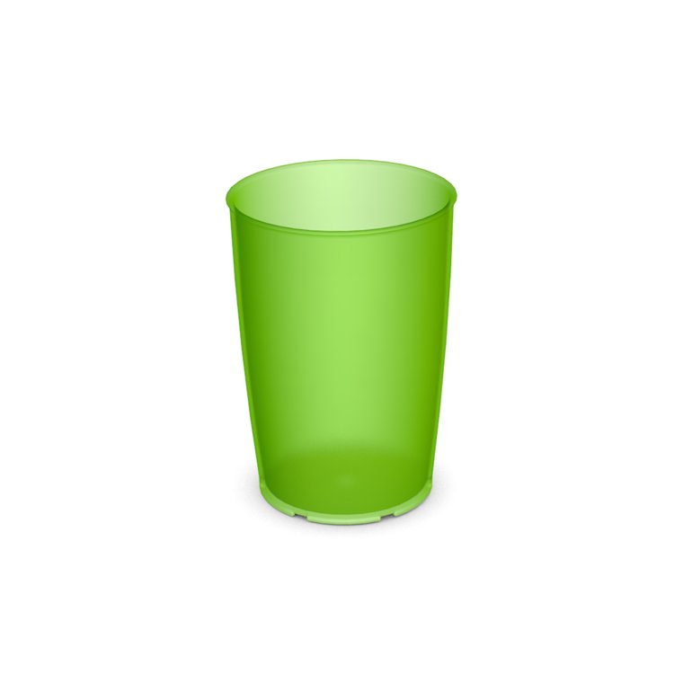 805 Trinkbecher 0,25 l grün-transparent