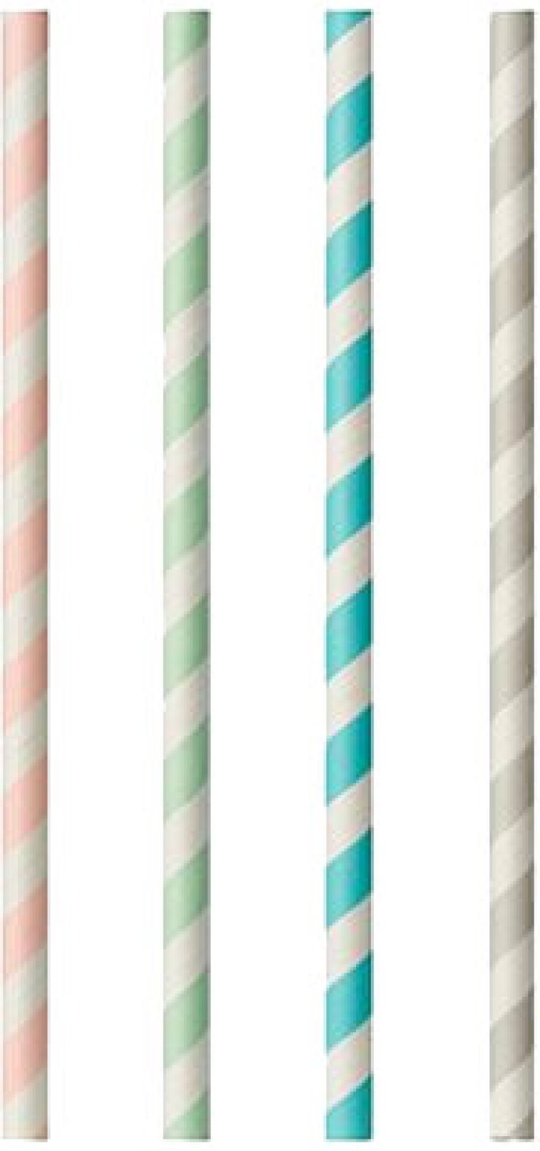 Trinkhalme STRIPES 100er Pack