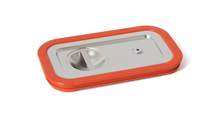 Steckdeckel wasserdicht 145 mit Griffmulde GN1/4 GN 1/4 Edelstahl