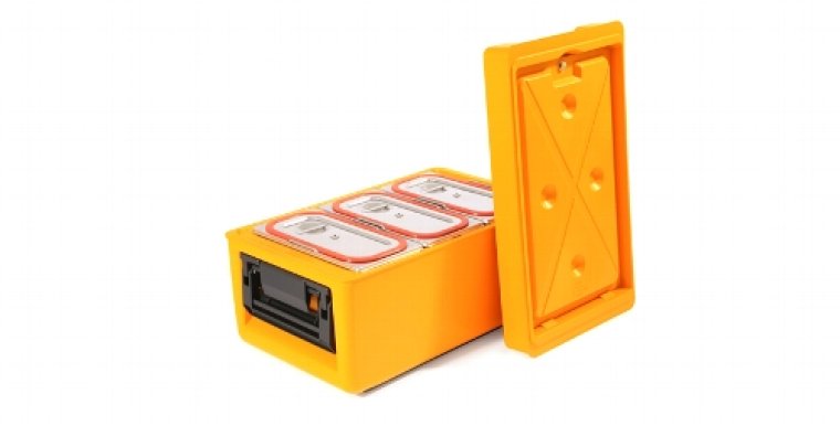 thermoport® 100 K orange mit Kühlplatte