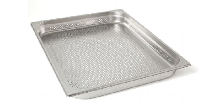 GN-Behälter gelocht 21 064 GN2/1-65 (kein Einsatz) 650 x 530 mm GN 2/1 Edelstahl