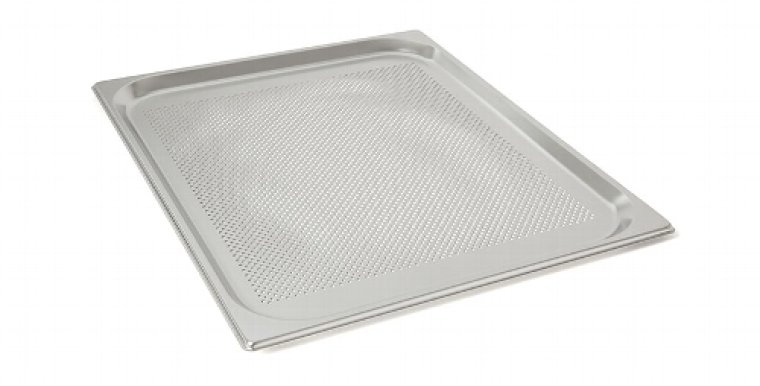 GN-Behälter gelocht 21 024 GN2/1-20 (kein Einsatz) 650 x 530 mm GN 2/1 Edelstahl