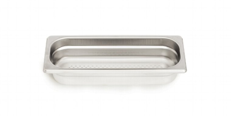 GN-Behälter gelocht 28 064 GN2/8-65 (kein Einsatz) 325 x 131 mm GN 2/8 Edelstahl