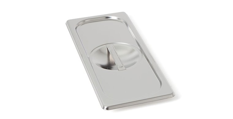 Flachdeckel 281 GN2/8 mit Griffmulde GN 2/8
