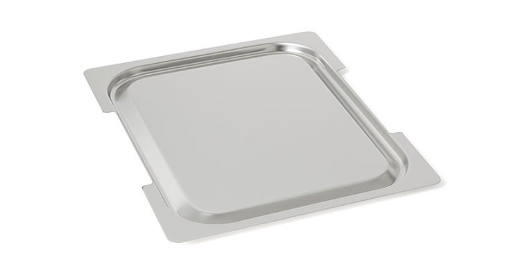 Steckdeckel 126a mit Ausschnitt für Griffe GN1/2 GN 1/2 Edelstahl