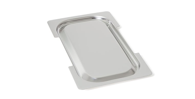 Steckdeckel 136a mit Ausschnitt für Griffe GN1/3 GN 1/3 Edelstahl