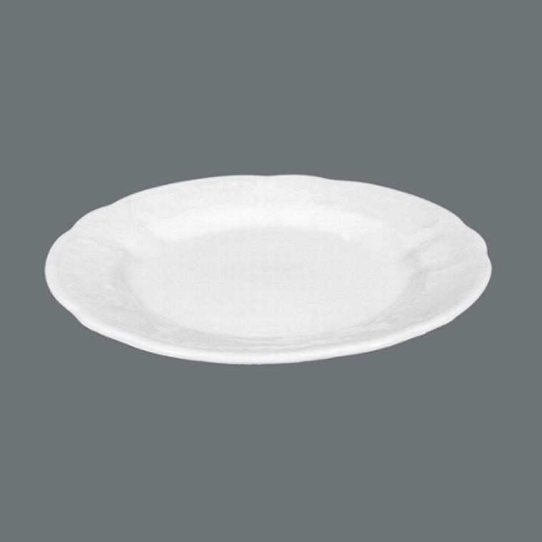 Teller flach 17 cm weiß Salzburg Porzellan