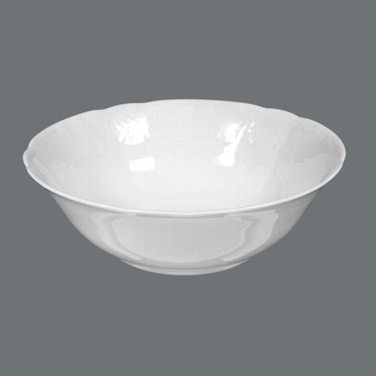 Salatschale rund 23 cm weiß Salzburg