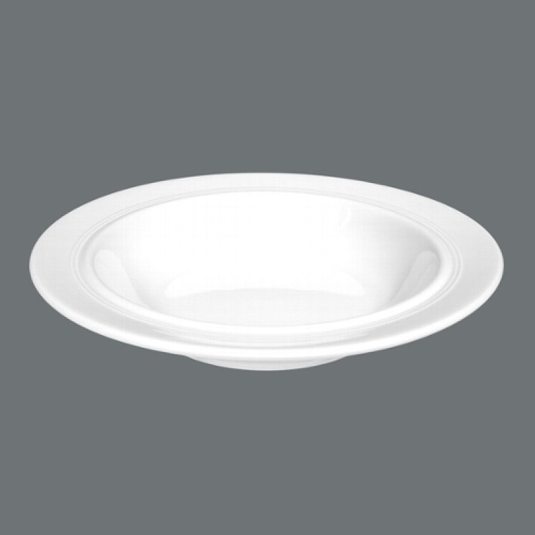 Teller tief 23 cm weiß Vitalis