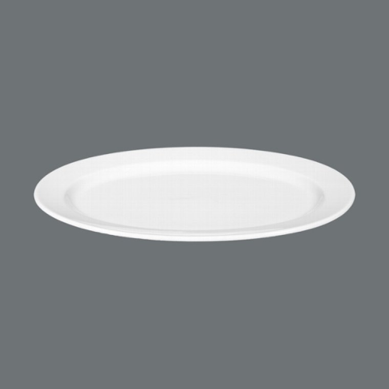 Servierplatte oval 28 cm weiß Meran