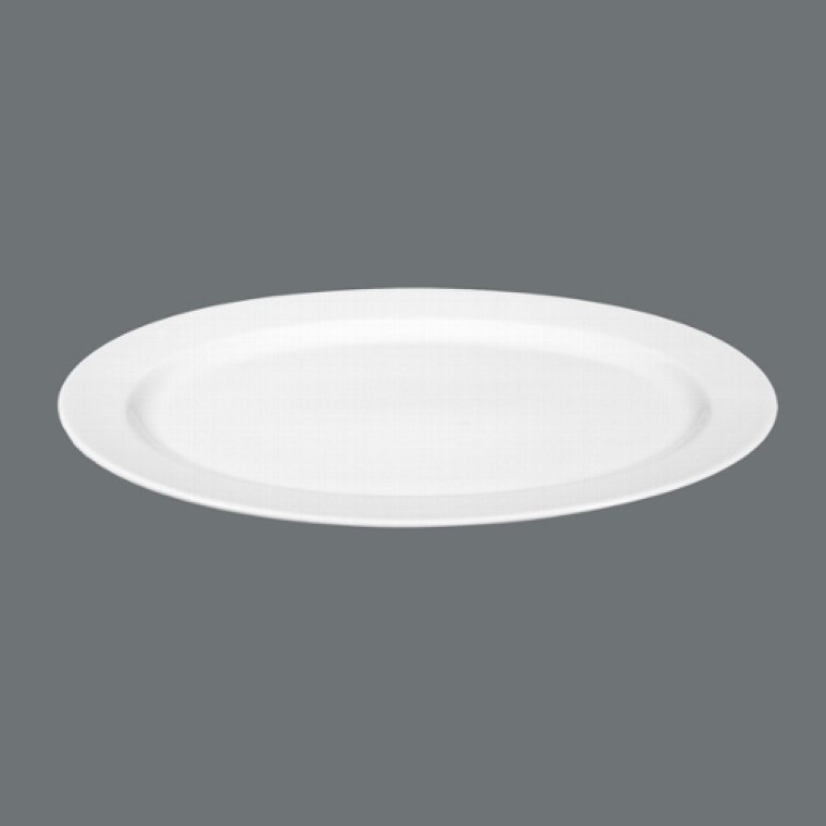Servierplatte oval 31 cm weiß Meran