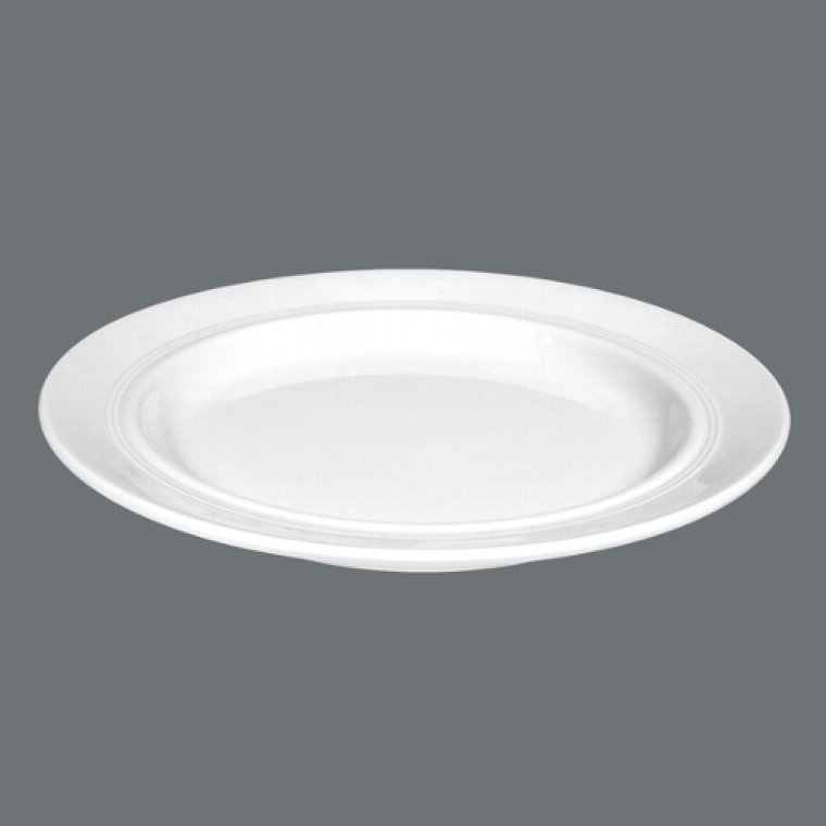 Teller flach 25,5 cm weiß Vitalis