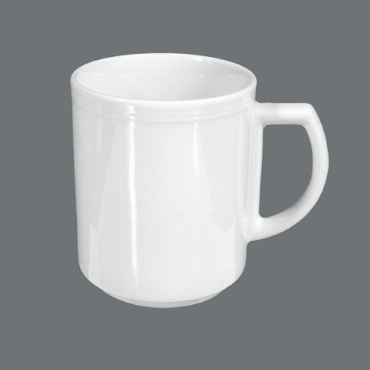 Becher mit Henkel 0,3 weiß Ø 77 mm Vitalis