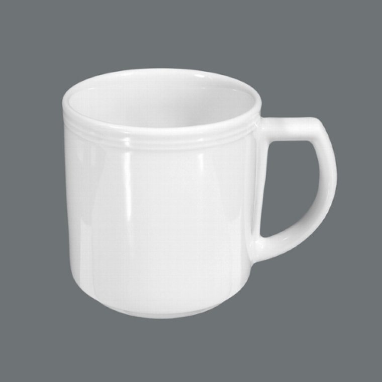 Becher mit Henkel 0,25 weiß Ø 77 mm Vitalis