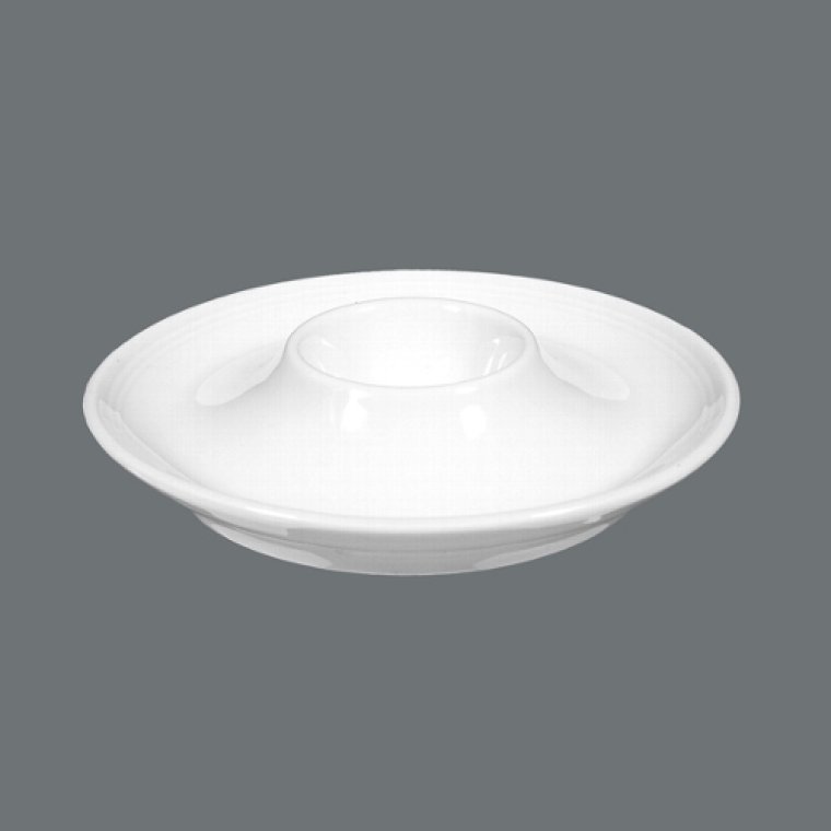 Eierbecher mit Ablage weiß Ø 124 mm Imperial