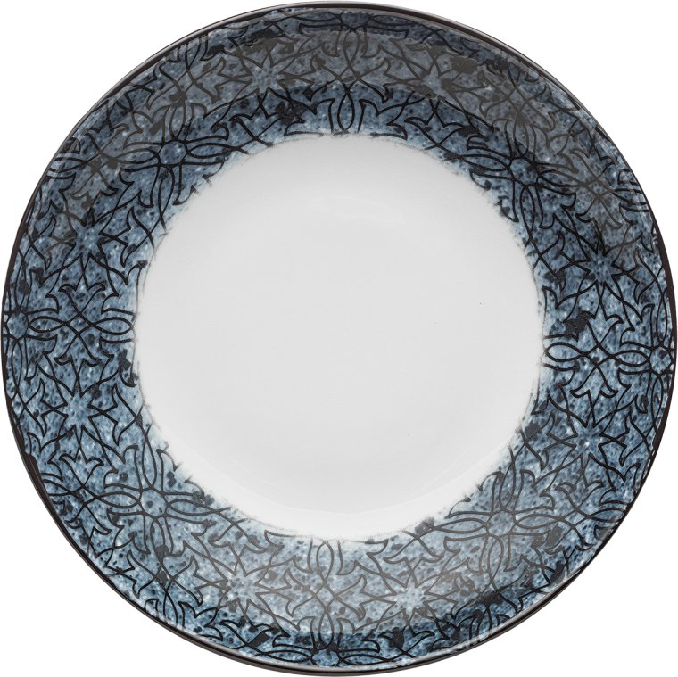 Teller tief coup 21 cm Shabby Chic 8 Porzellan
