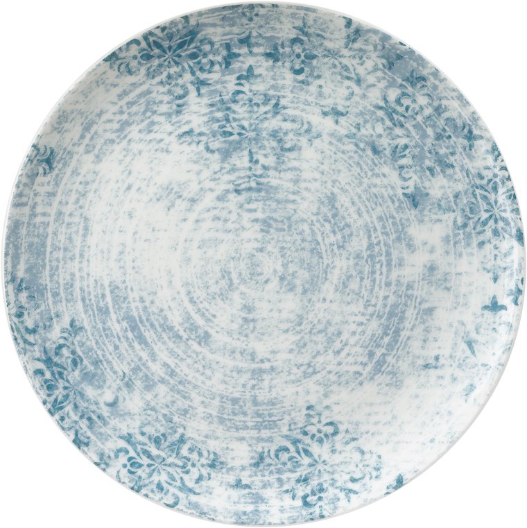 Teller flach coup 17cm Shabby Chic 4 Porzellan