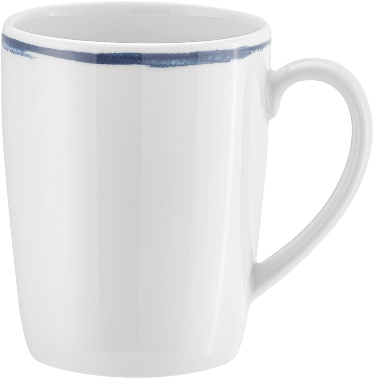 Kaffeebecher 0,30 l Shabby Chic 6 Porzellan